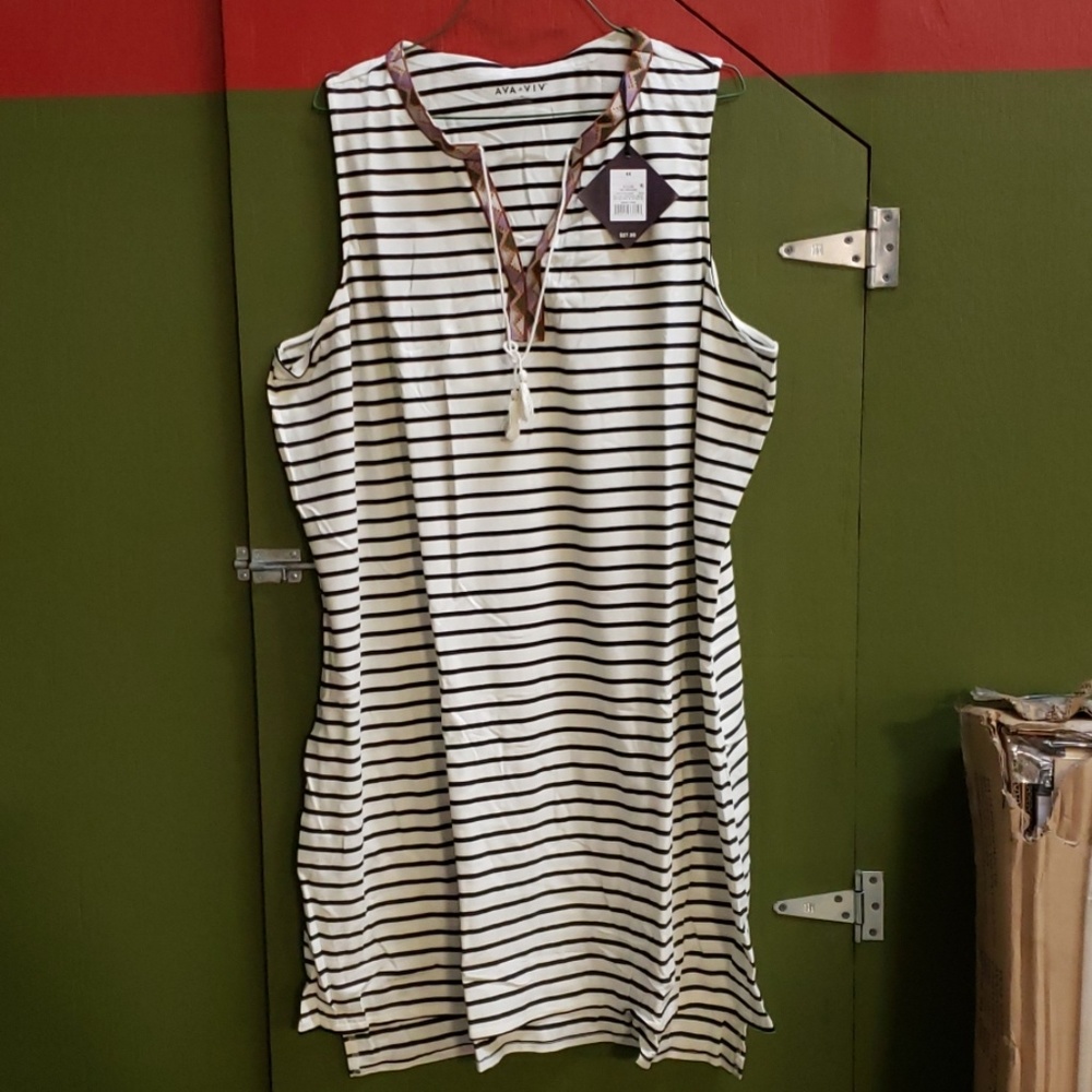 Plus size Striped shirt